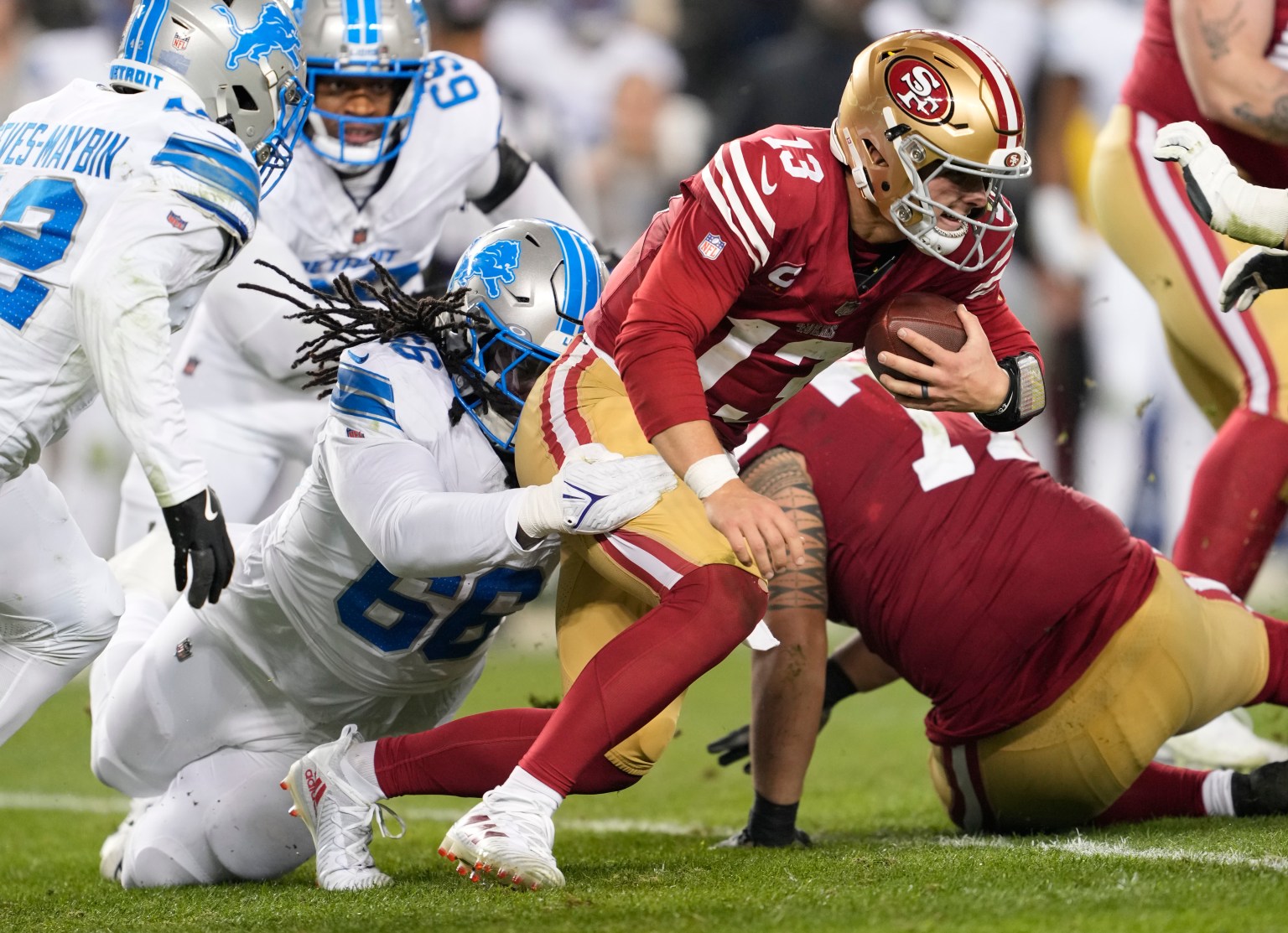 San Francisco 49ers Tight End George Kittle Celebrates Brock Purdy’s Rise and Contract Success: A Deep Dive into Their Dynamic Partnership