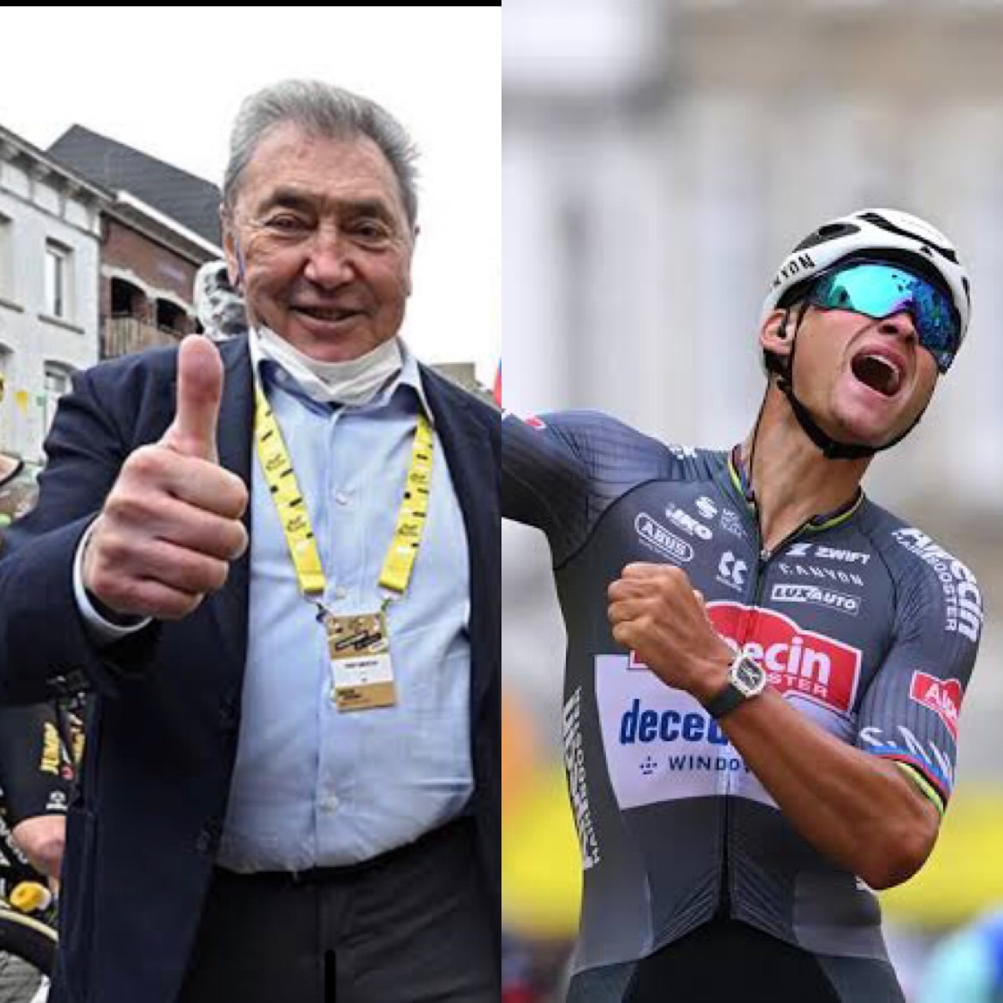 Cycling Legend Eddy Merckx Pays Touching Tribute to Mathieu Van Der Poel After Pneumonia Illness