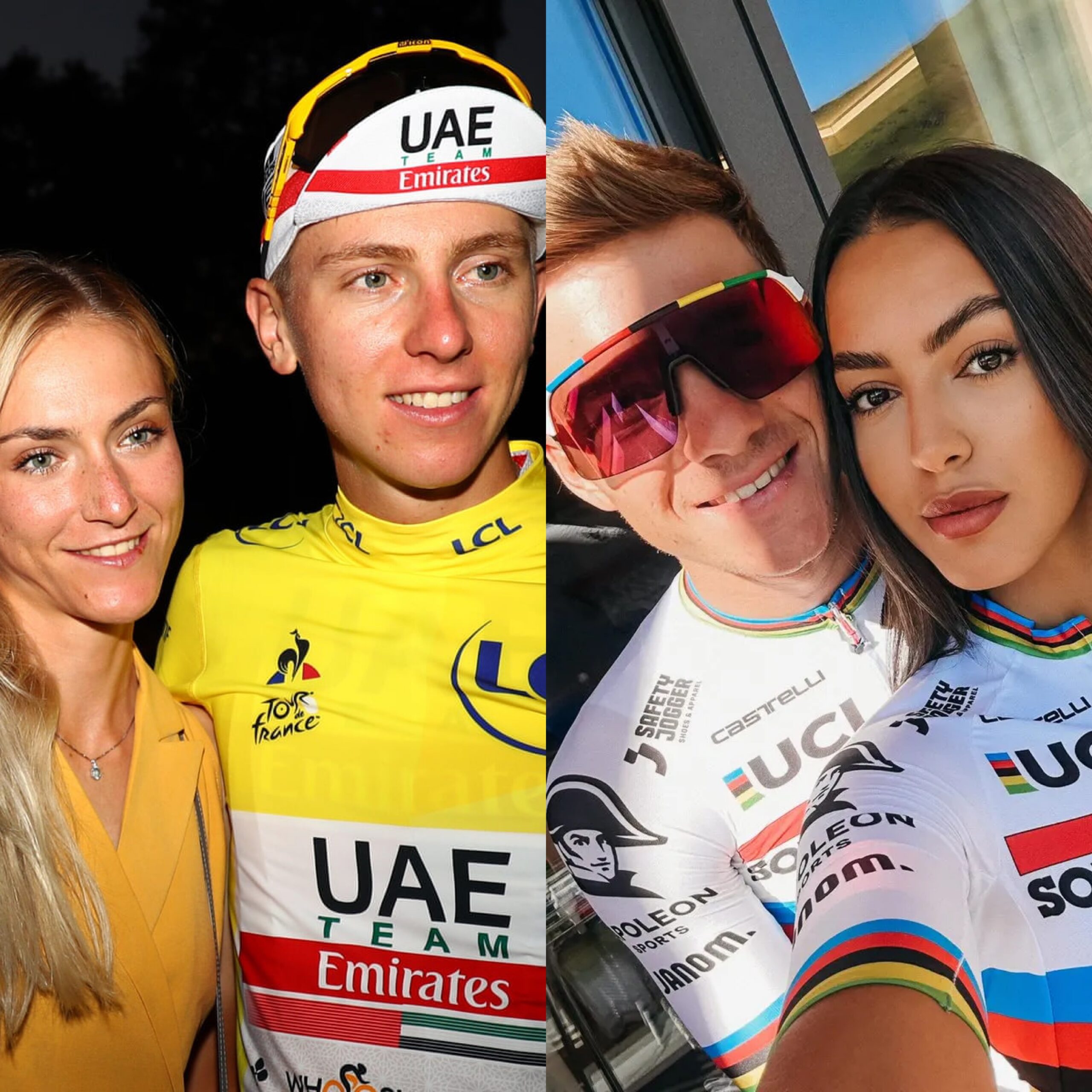 Najboljši kolesarski par številka 1: Tadej Pogačar in Urška Žigart.